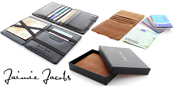 cartera hombre con goma