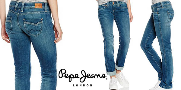 Vaqueros para mujer Pepe Jeans Banji por sólo 47,29€ con envío gratis