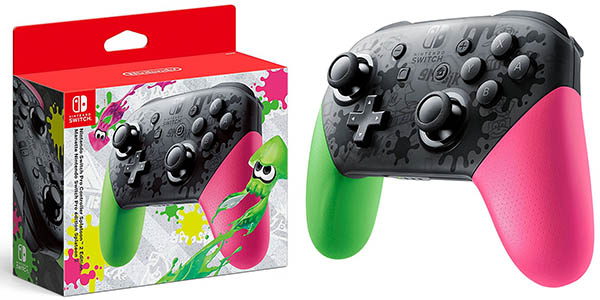 Reserva el Mando Pro Controller Edición Splatoon 2 para Nintendo Switch ...