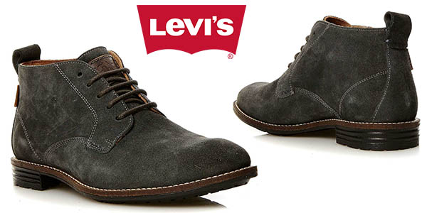 Chollazo botines Levi's Huntington Chukka en cuero para hombre por sólo 55€  con envío gratis (50% dto.)