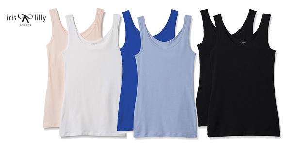 camisetas tirantes anchas mujer