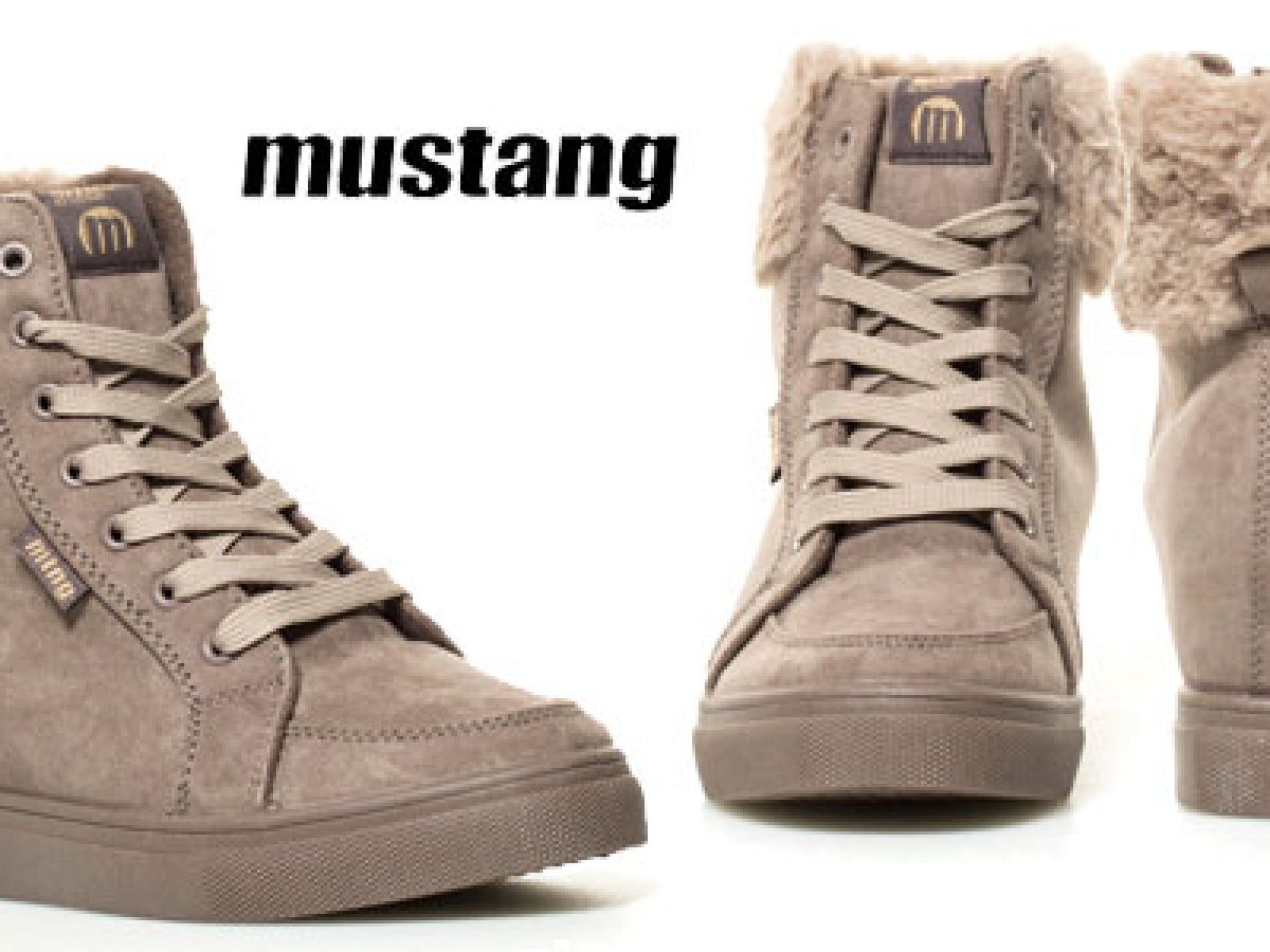 botines cuña interior mustang