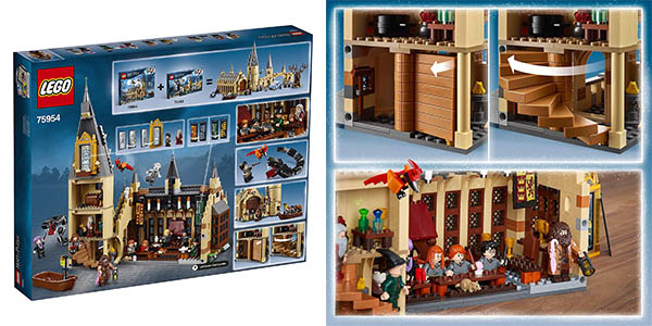 Chollazo LEGO Harry Potter Gran Comedor de Hogwarts (75954) por sólo 87