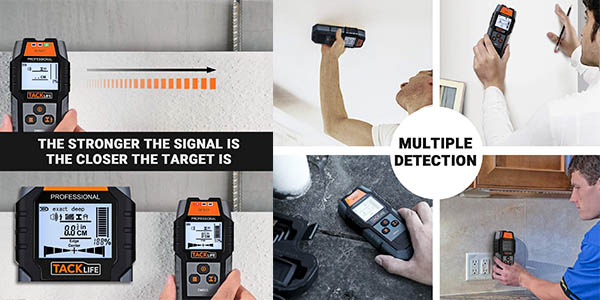 Chollo Detector de pared Tacklife DMS03 por sólo 16,99€ con cupón