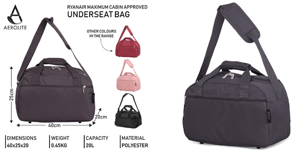 ryanair 40x20x25 bolsa