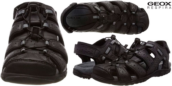 Sandalias Punta Cerrada Hombre Geox Uomo Sandal Strada B